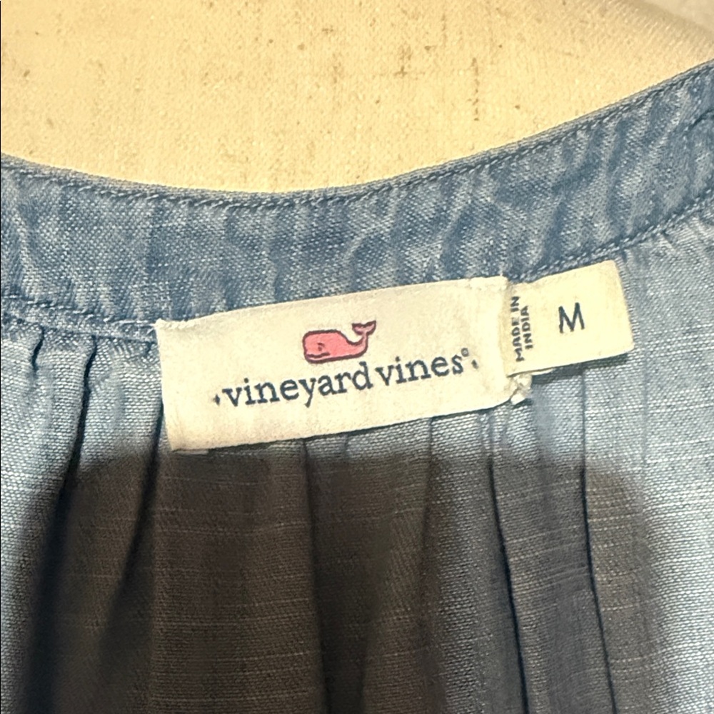 Vineyard Vines Chambray Blue Dress - Picture 4 of 4